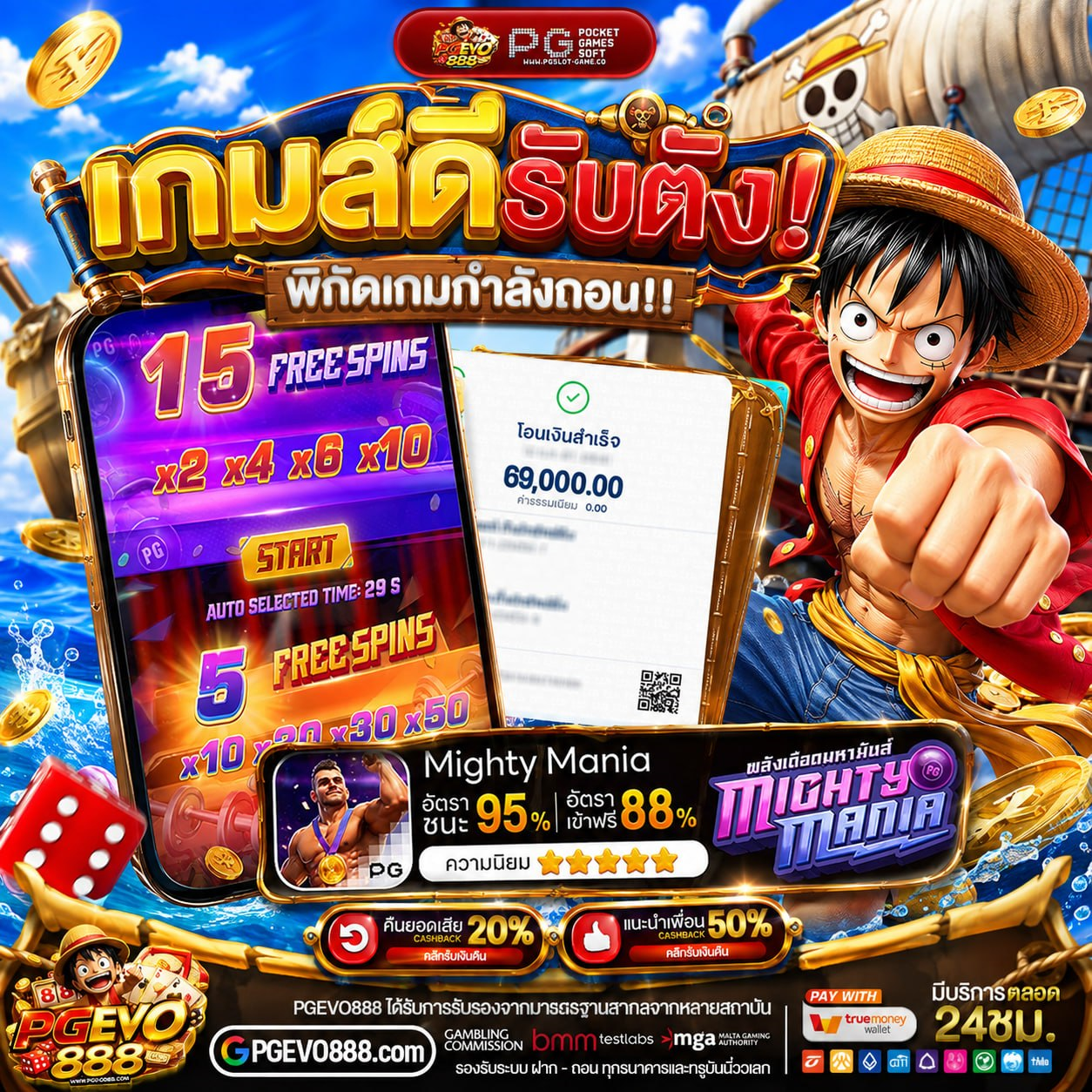 PGSLOT ฝาก 20 รับ 100 พระเอกมาแล้ว คุ้มเกินต้านจนต้องรีบชวนเพื่อน